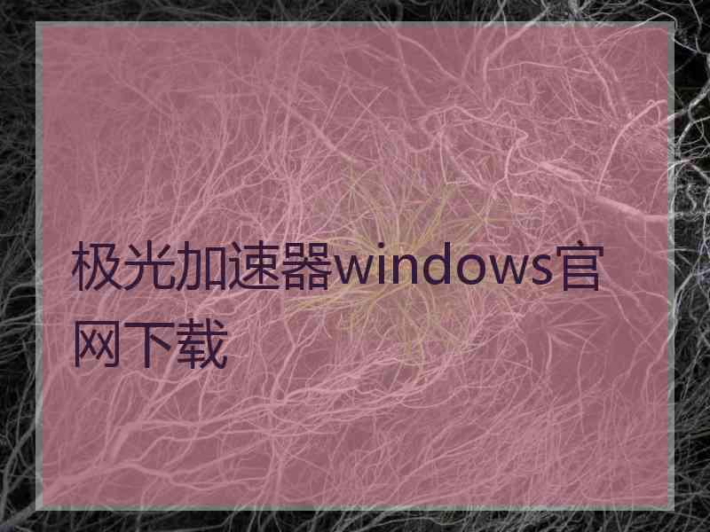 极光加速器windows官网下载