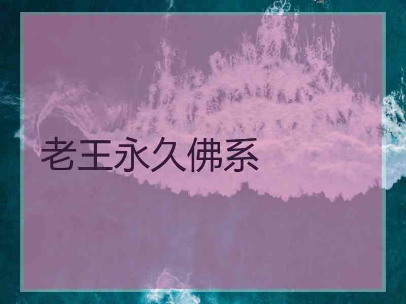 老王永久佛系