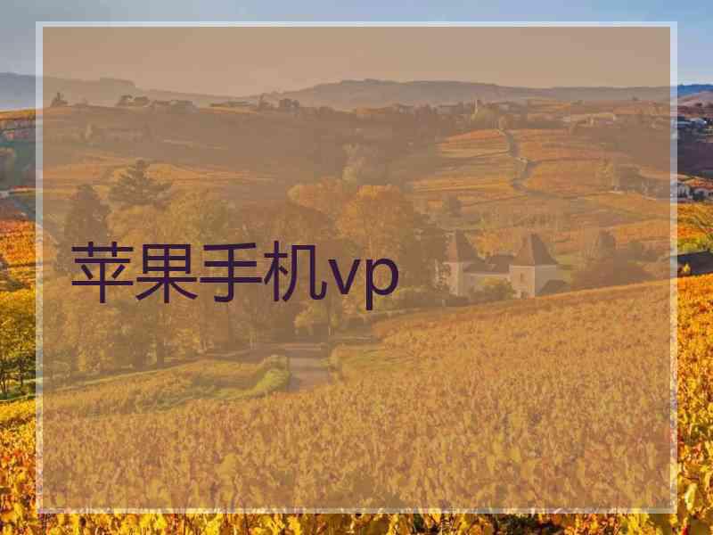 苹果手机vp