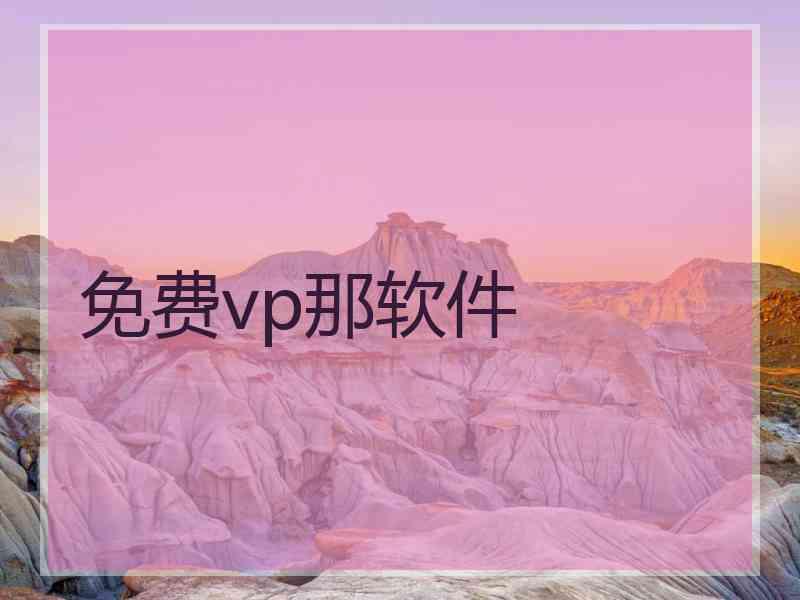 免费vp那软件