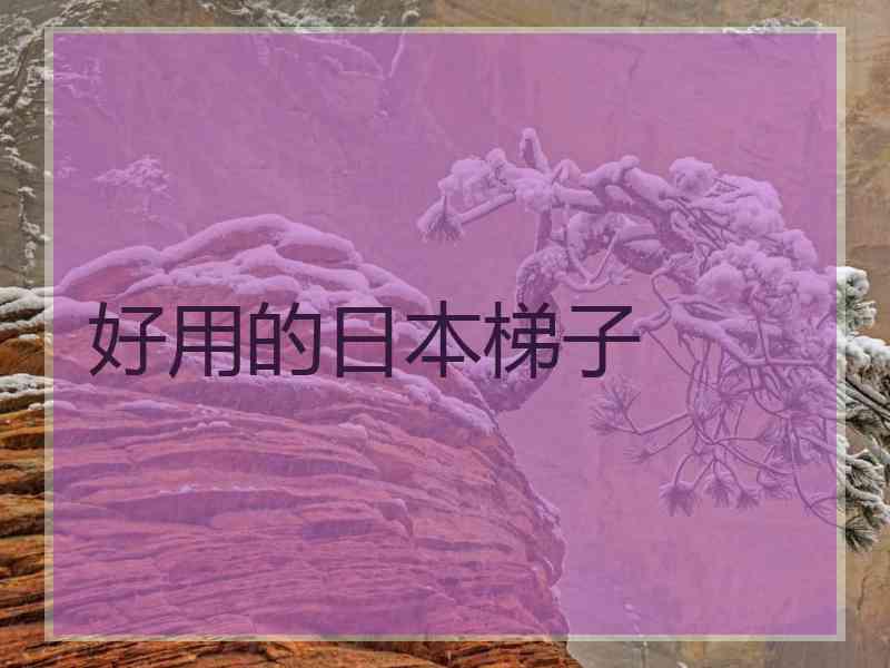 好用的日本梯子