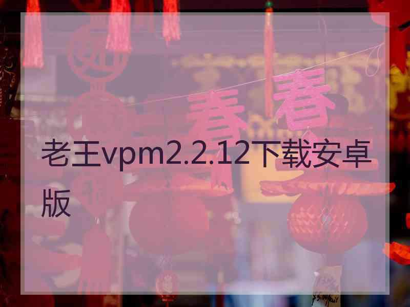 老王vpm2.2.12下载安卓版