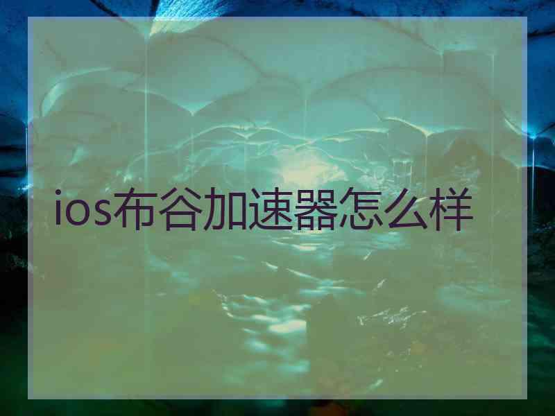 ios布谷加速器怎么样