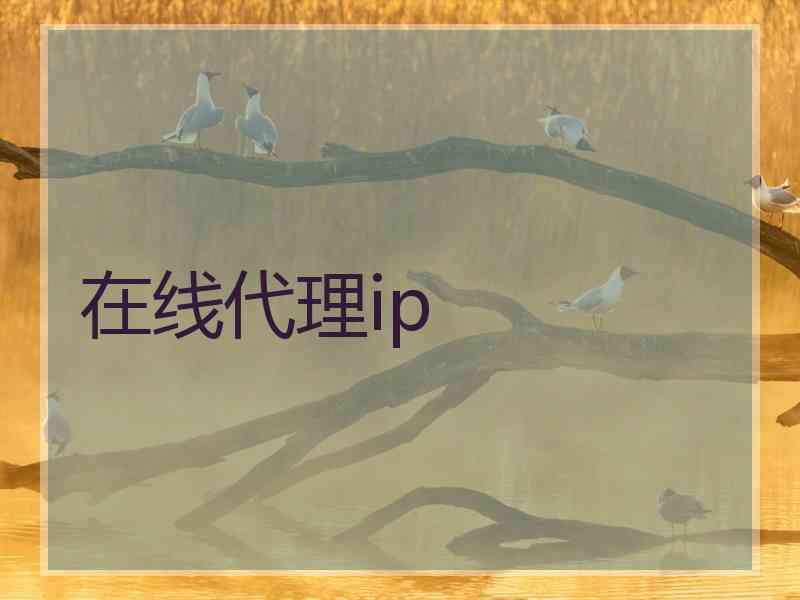 在线代理ip