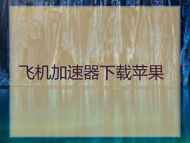 飞机加速器下载苹果