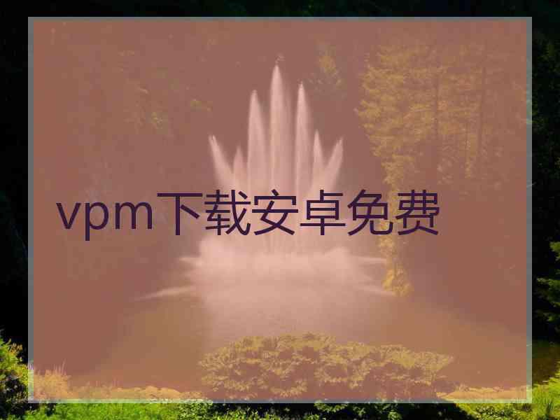 vpm下载安卓免费