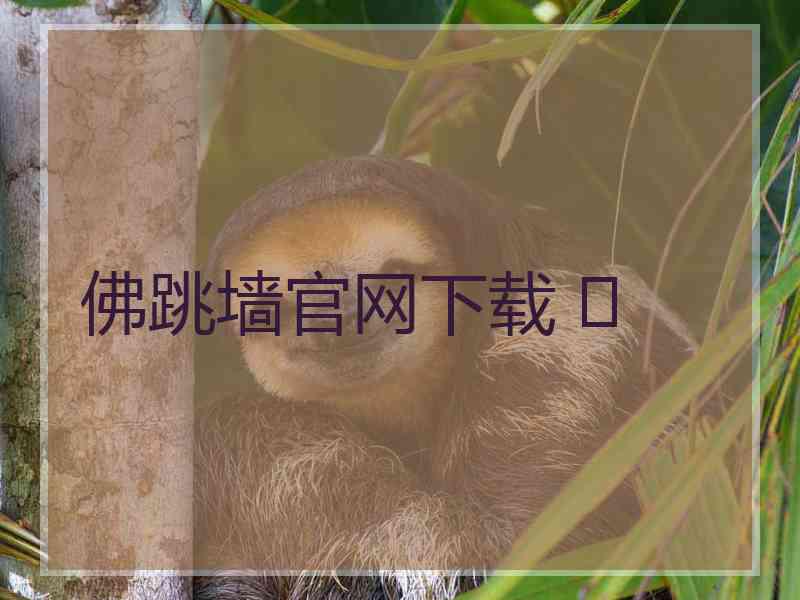 佛跳墙官网下载 	