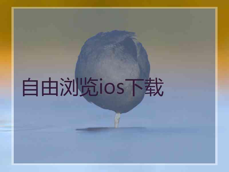 自由浏览ios下载