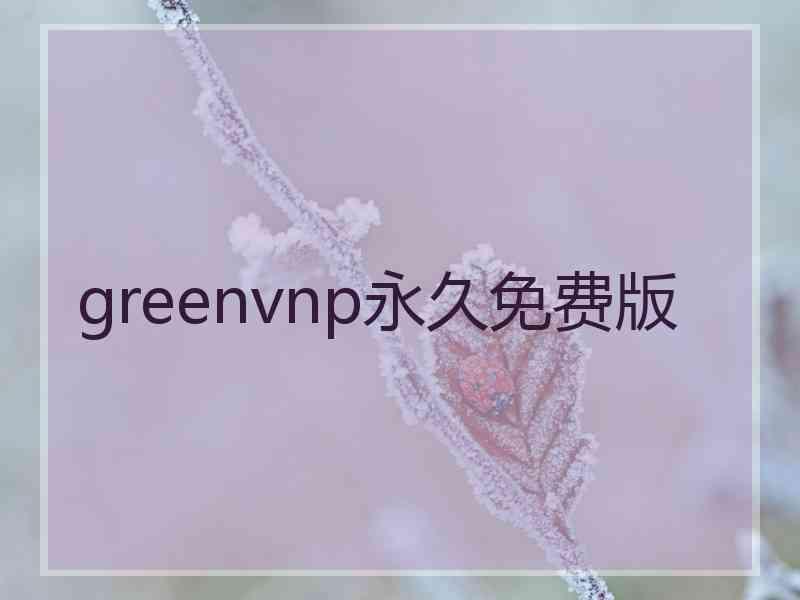 greenvnp永久免费版