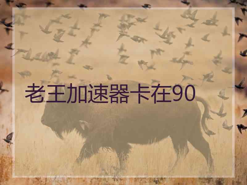 老王加速器卡在90