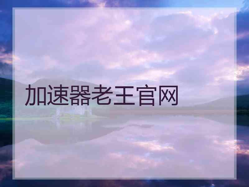 加速器老王官网