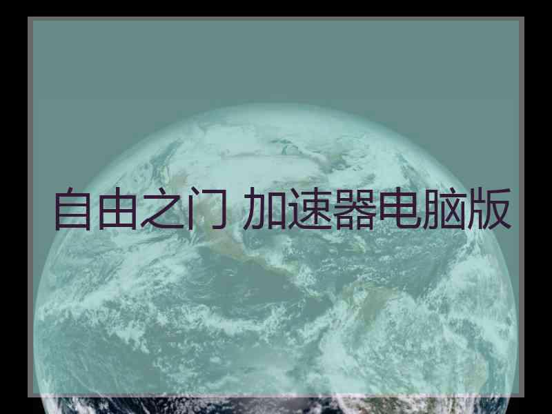 自由之门 加速器电脑版