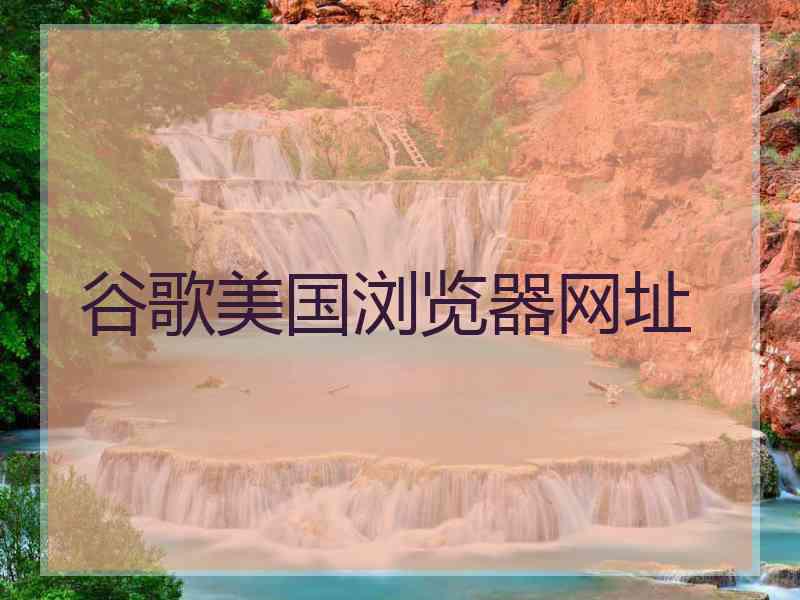 谷歌美国浏览器网址