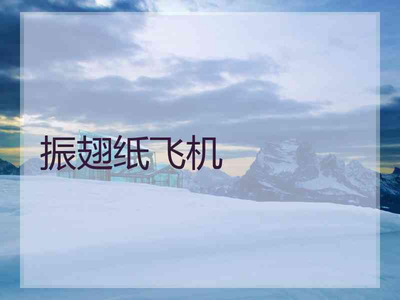 振翅纸飞机