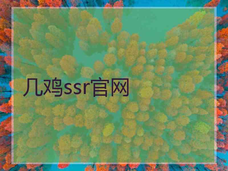 几鸡ssr官网