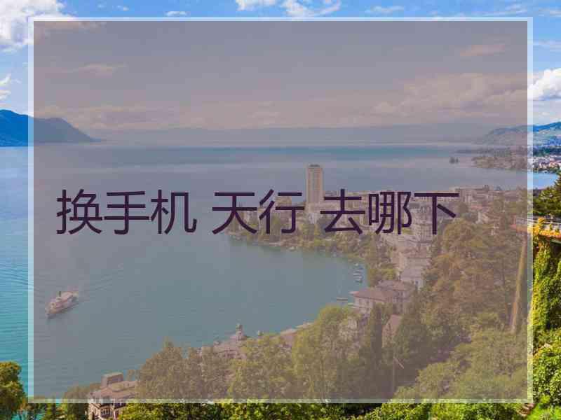 换手机 天行 去哪下