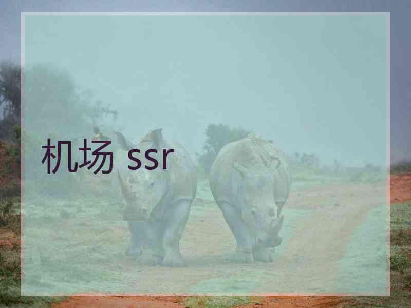 机场 ssr