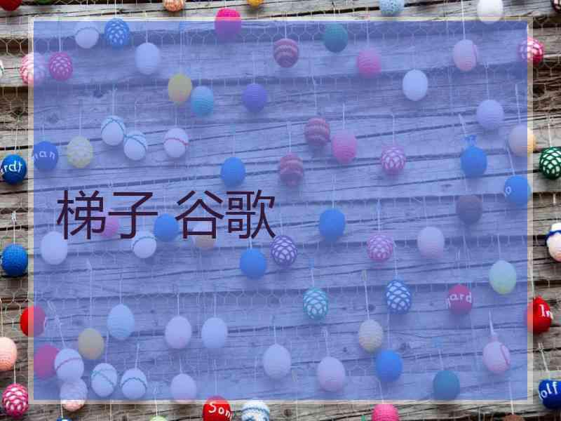 梯子 谷歌