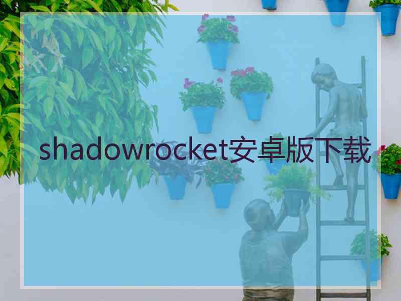 shadowrocket安卓版下载