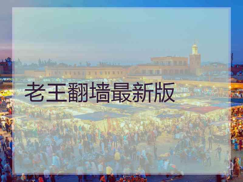 老王翻墙最新版