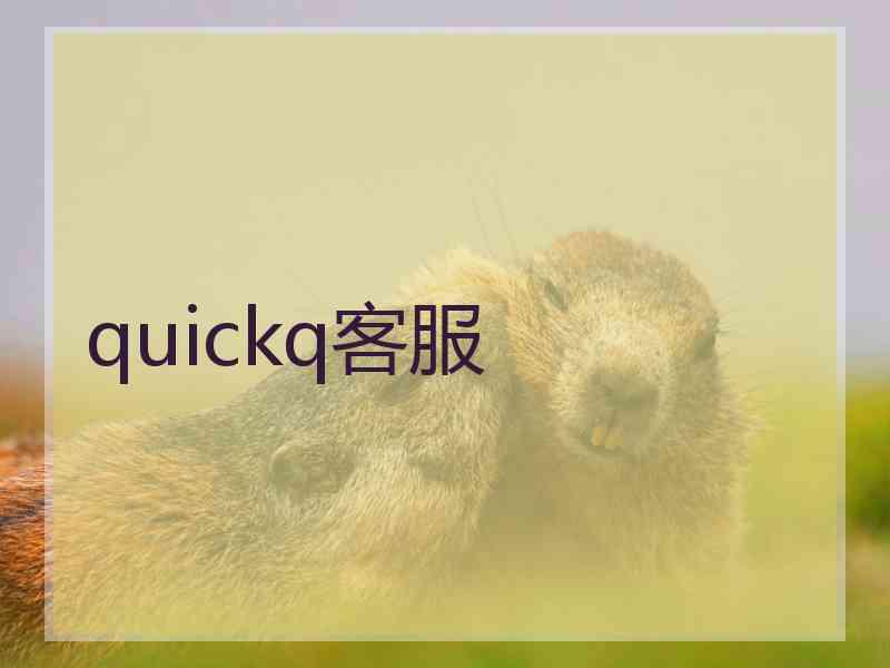 quickq客服