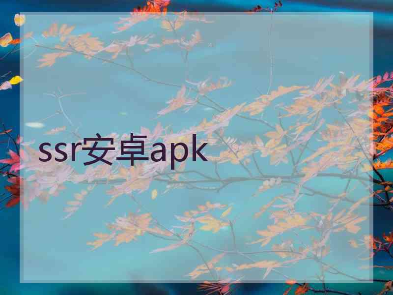 ssr安卓apk