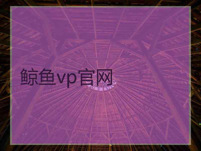 鲸鱼vp官网