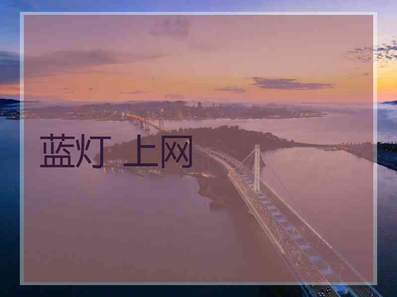 蓝灯 上网