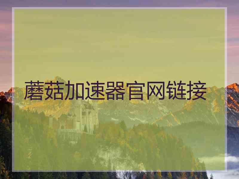 蘑菇加速器官网链接