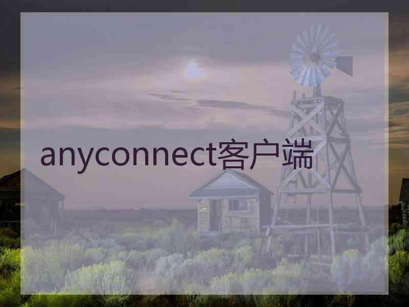 anyconnect客户端
