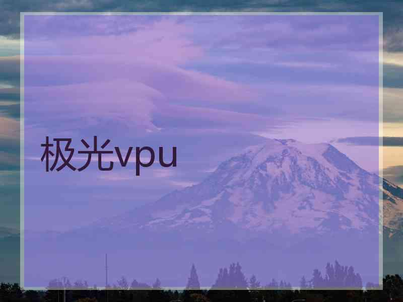 极光vpu