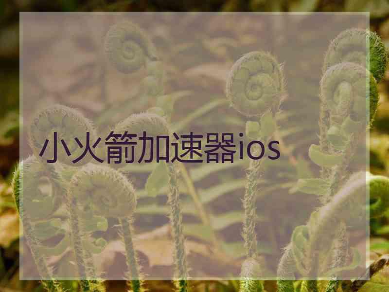 小火箭加速器ios