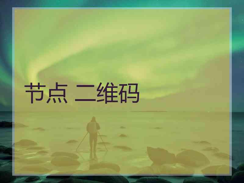 节点 二维码