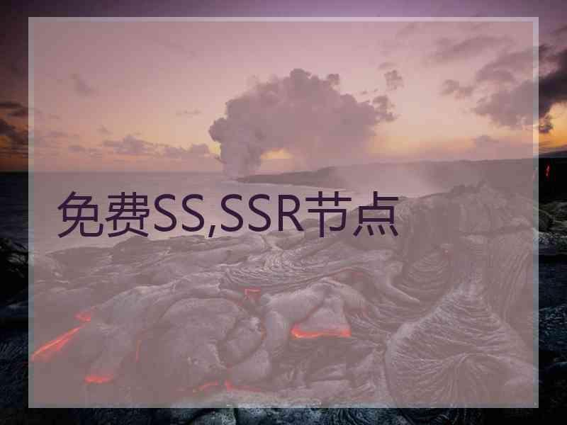 免费SS,SSR节点