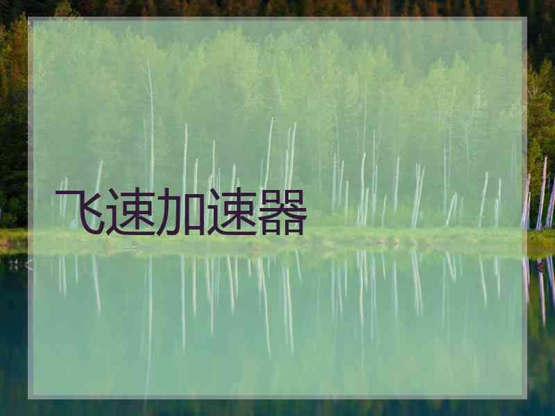 飞速加速器