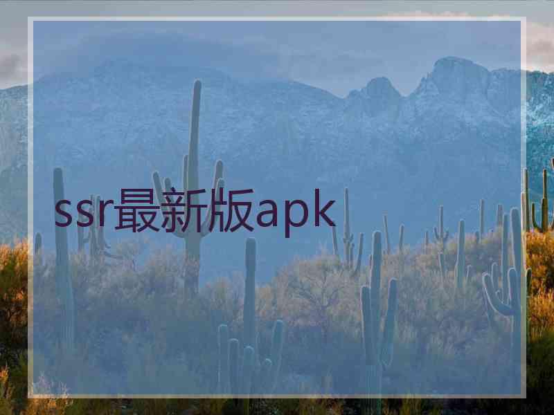 ssr最新版apk
