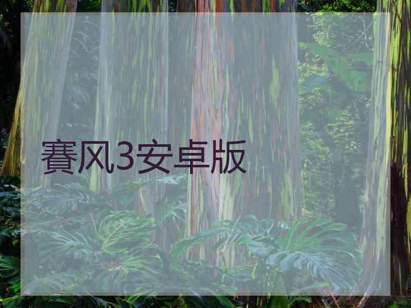 賽风3安卓版