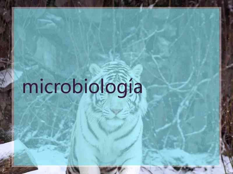 microbiología