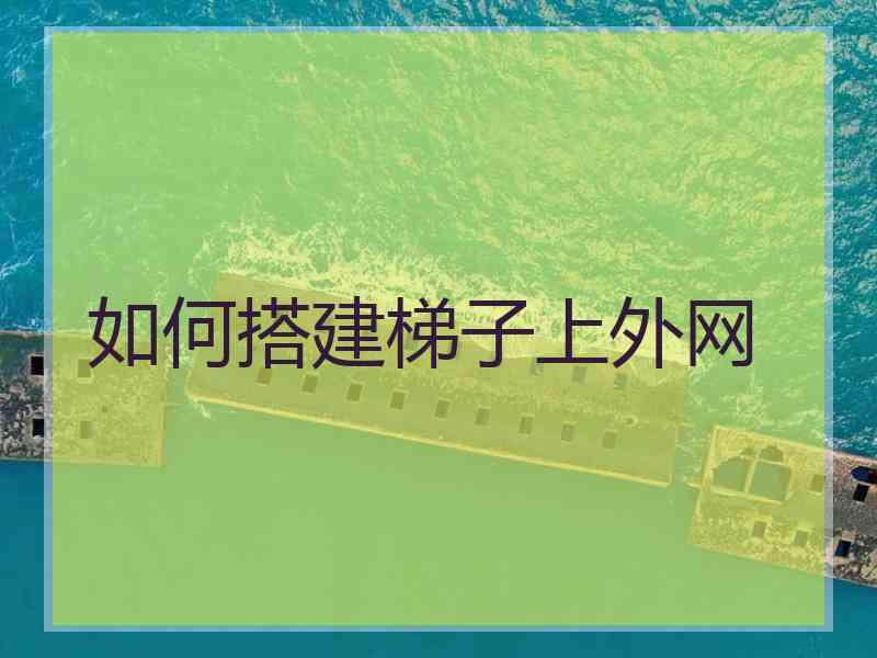 如何搭建梯子上外网
