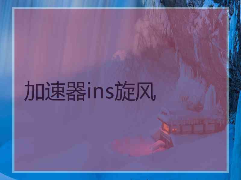 加速器ins旋风