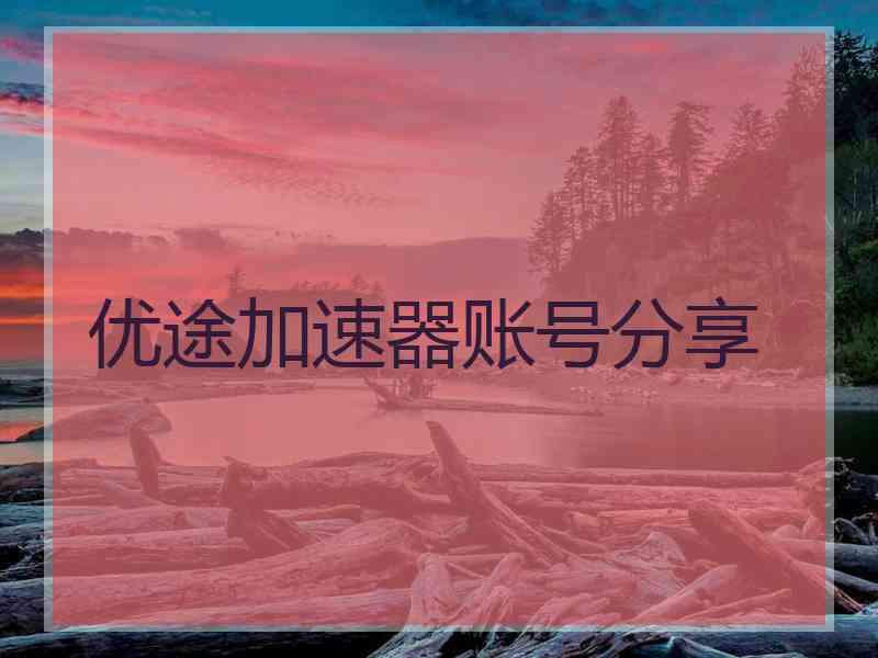 优途加速器账号分享