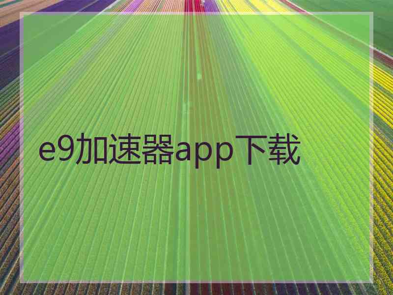 e9加速器app下载