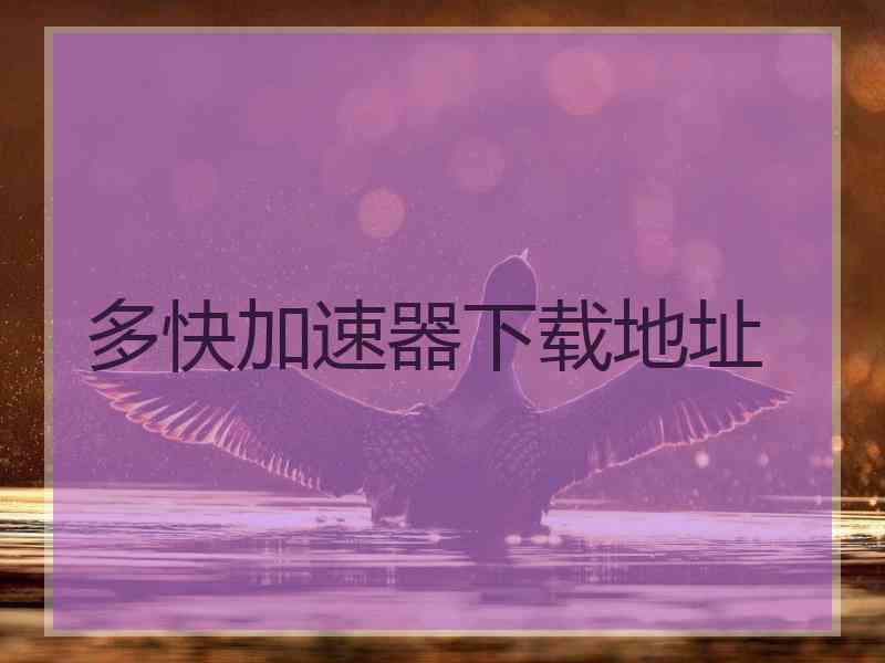 多快加速器下载地址