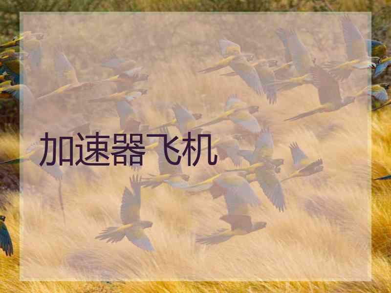 加速器飞机