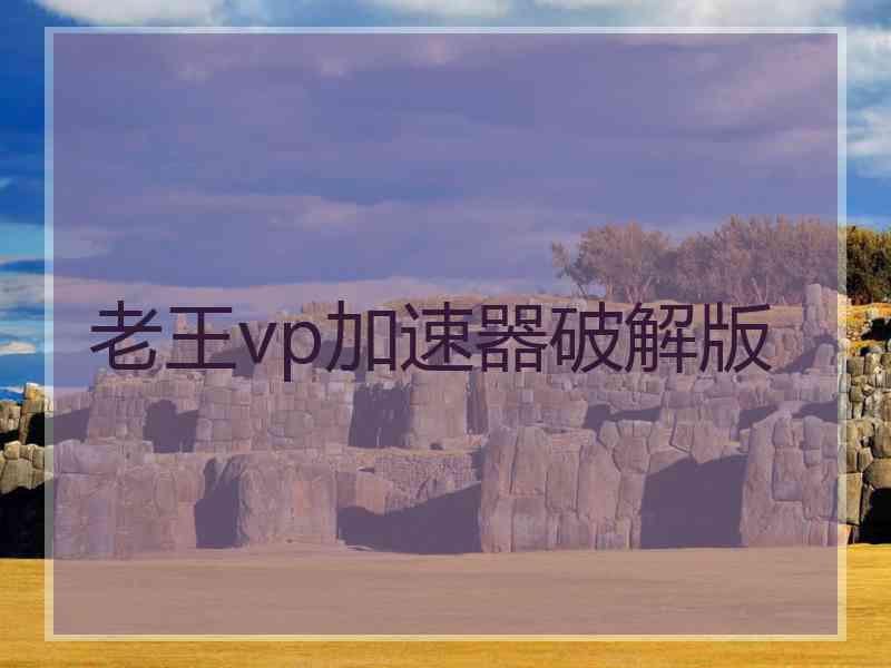 老王vp加速器破解版